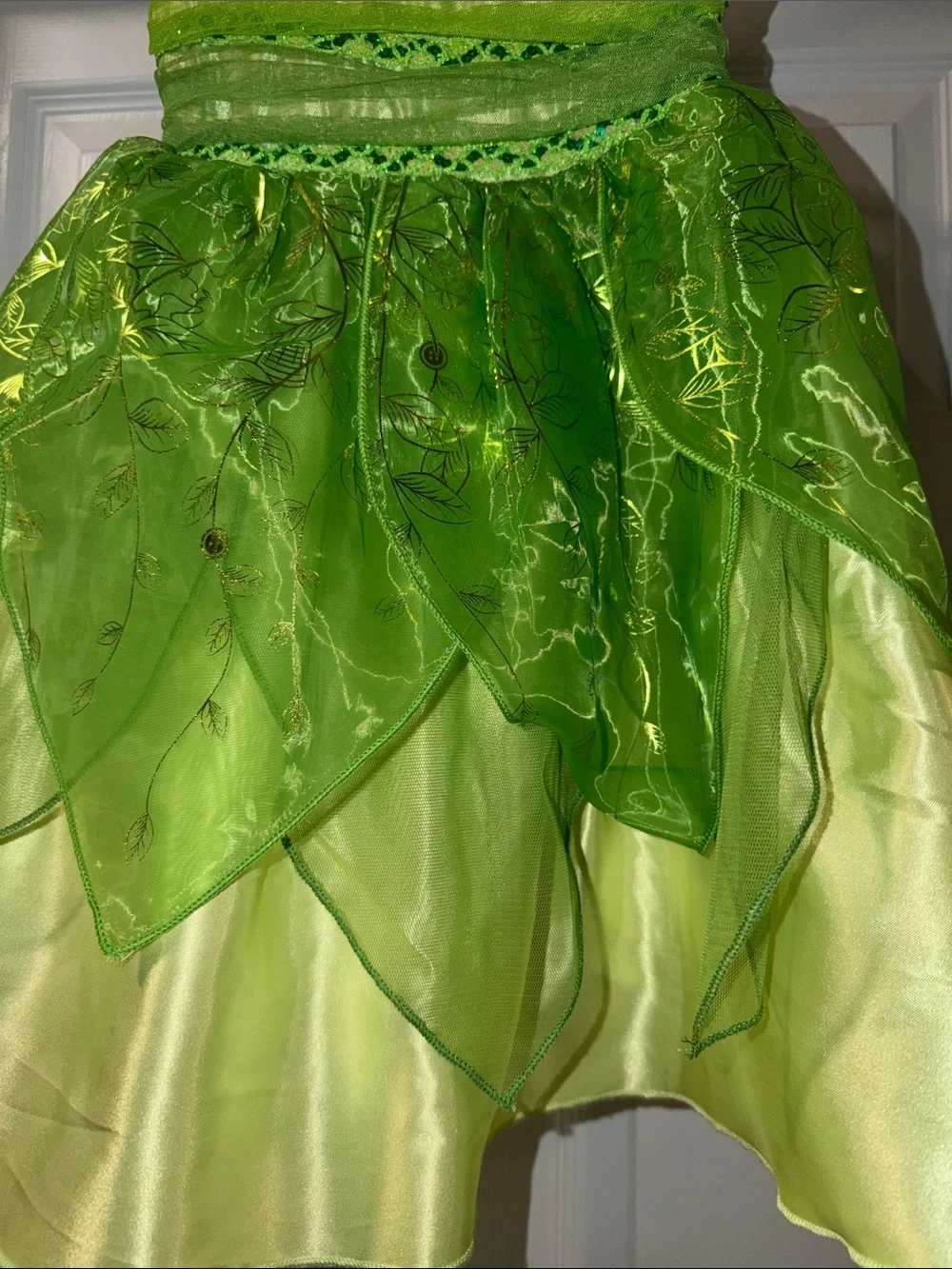 Disney Store Tinker Bell Dress-Up Costume Dress Size 4 – Like New  Let your li
